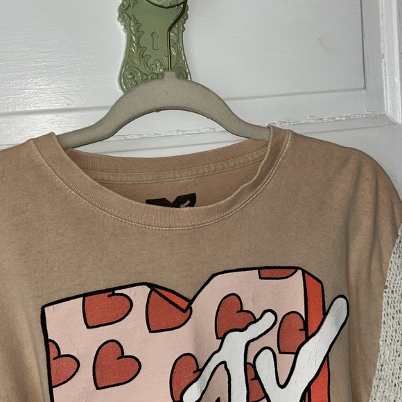 CUSTOM MADE MTV PATCHWORK SWEATER / SHIRT - Picture 2 of 7